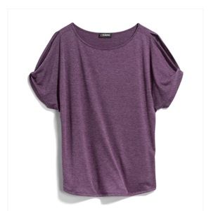 Open shoulder knit top